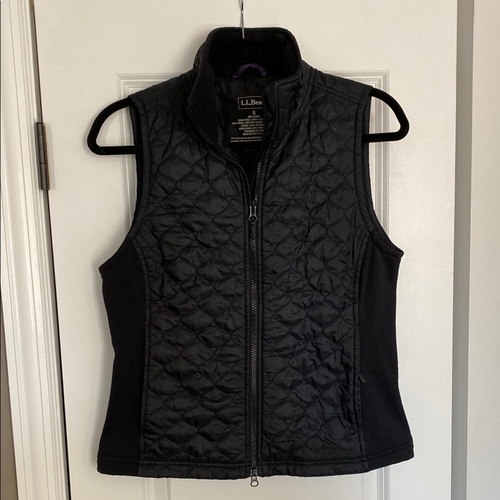 L.L. Bean Women's Black Quilted Vest
